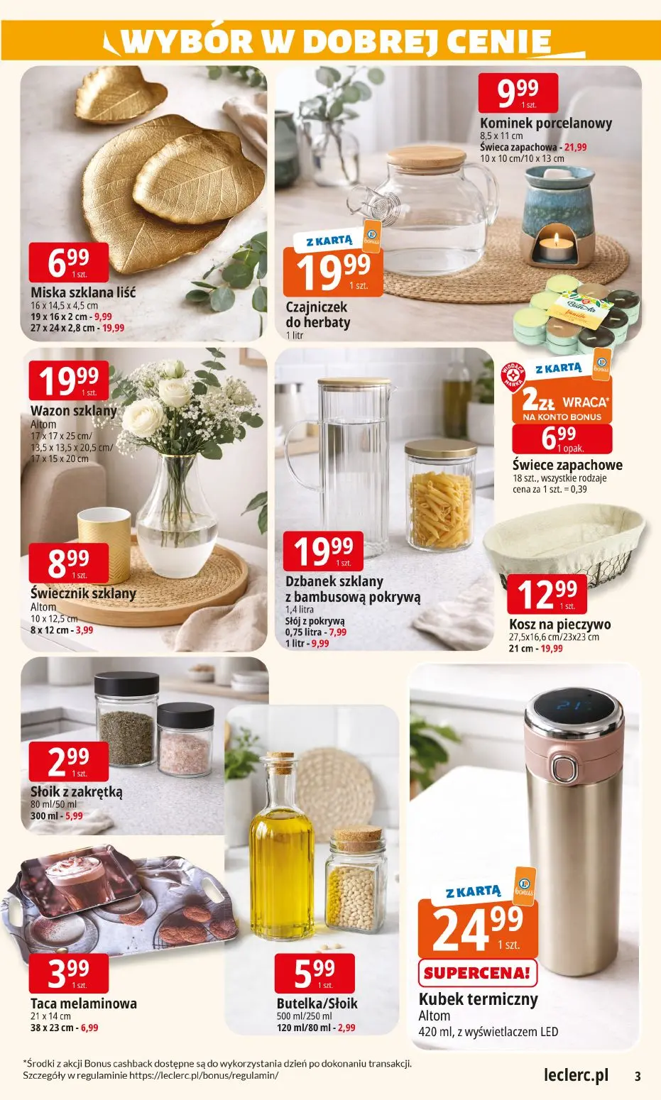 gazetka promocyjna E.Leclerc Wybór w dobrej cenie - Strona 3