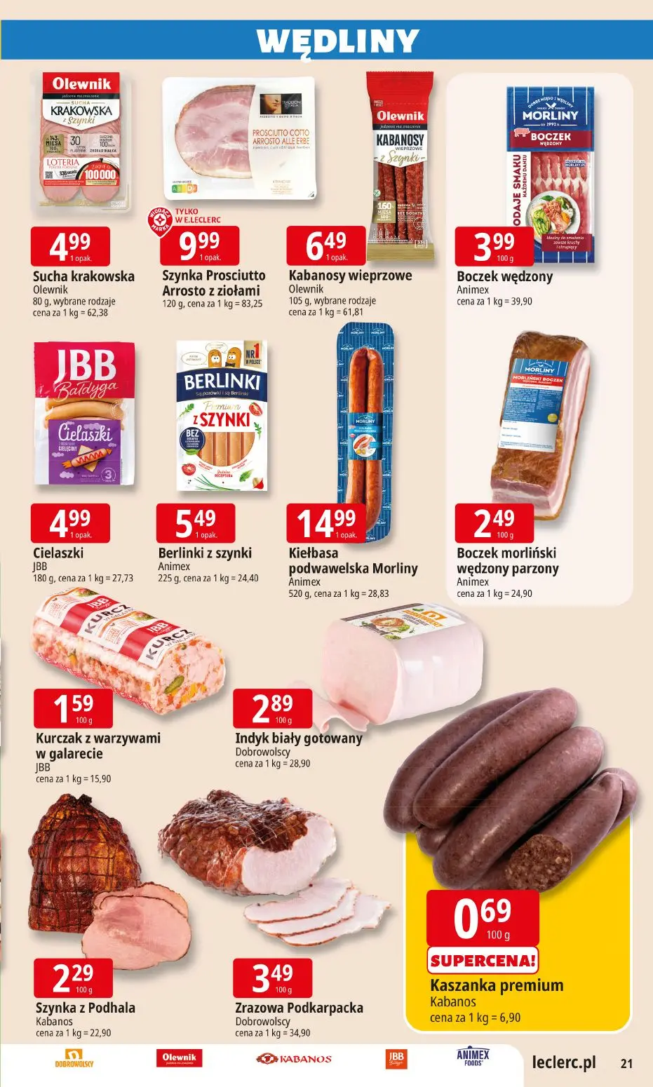 gazetka promocyjna E.Leclerc Wybór w dobrej cenie - Strona 21