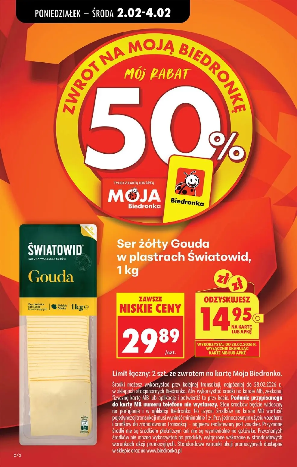 gazetka promocyjna Biedronka Od poniedziałku - Strona 2