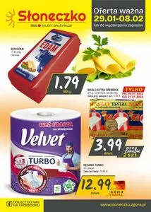 Gazetka promocyjna Słoneczko, ważna od 2026-01-29 do 2026-02-08.