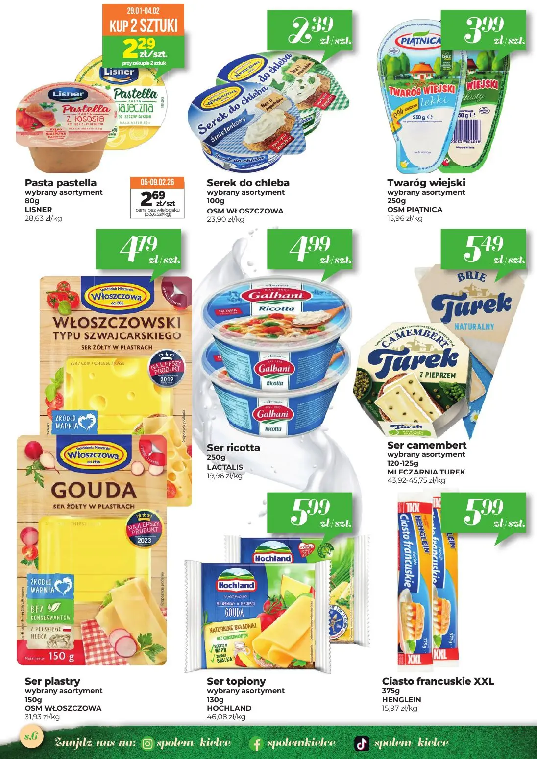 gazetka promocyjna Społem Kielce Jakość wyższa od ceny - Strona 6
