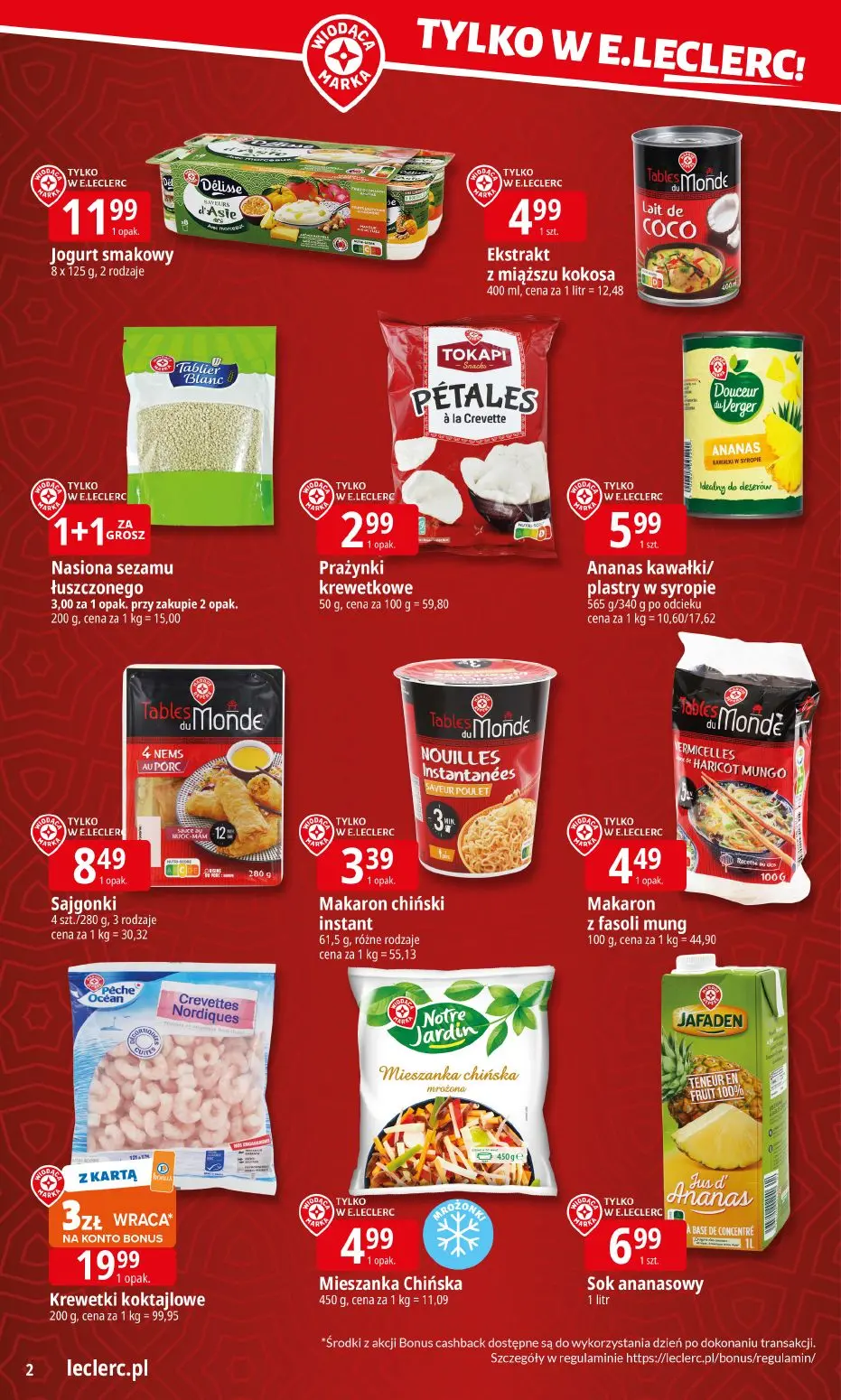 gazetka promocyjna E.Leclerc Smaki Azji - Strona 2
