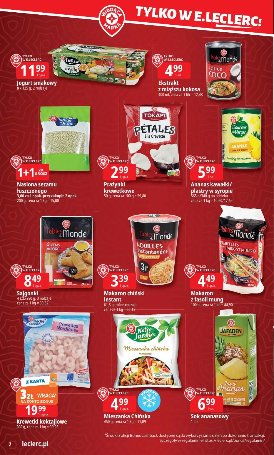 gazetka promocyjna E.Leclerc Smaki Azji - Strona 2