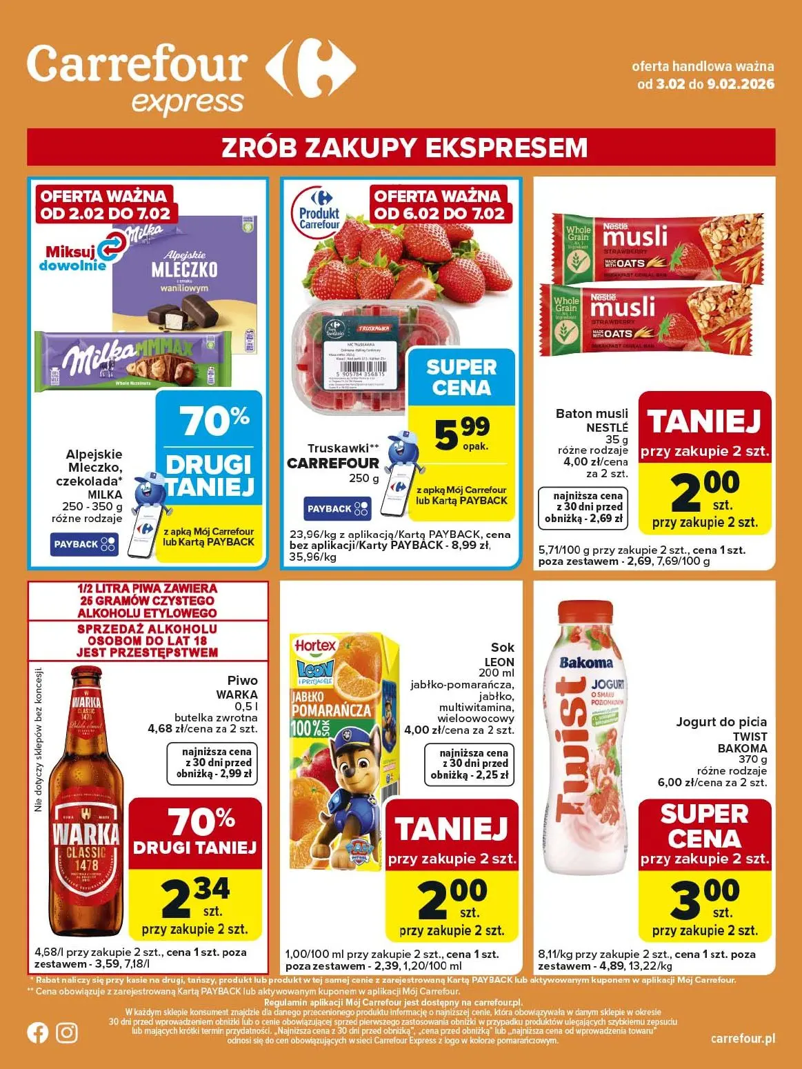 gazetka promocyjna Carrefour Express Zrób zakupy ekspresem - Strona 2