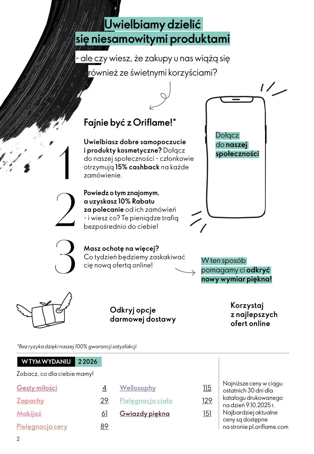 gazetka promocyjna ORIFLAME Ta sama miłość do rzęs - Strona 2