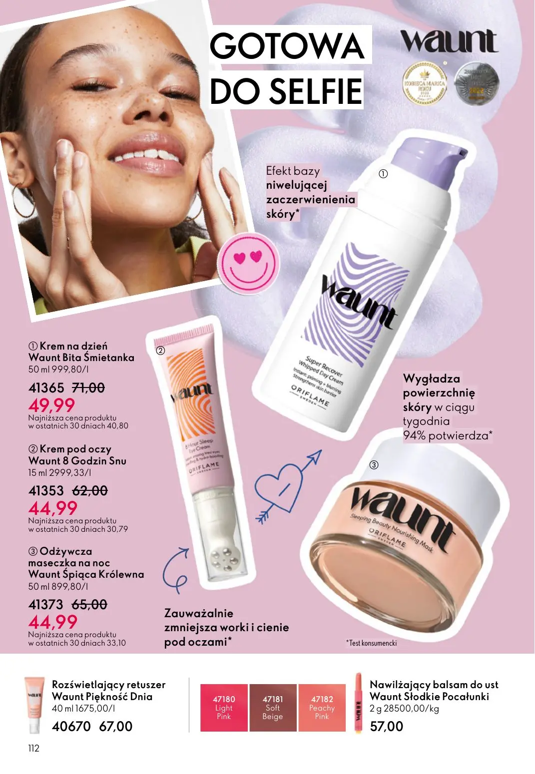 gazetka promocyjna ORIFLAME Ta sama miłość do rzęs - Strona 112