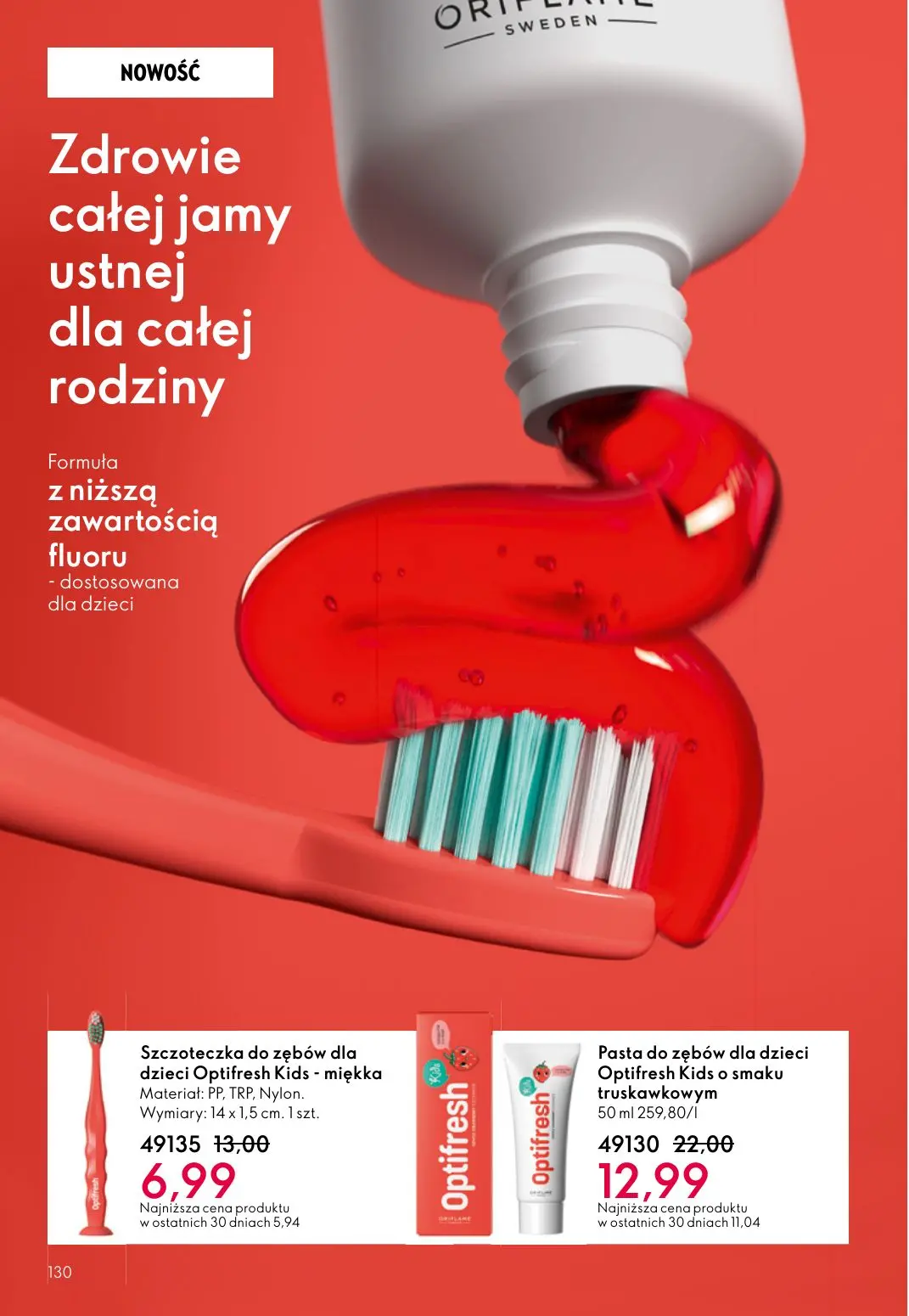 gazetka promocyjna ORIFLAME Ta sama miłość do rzęs - Strona 130