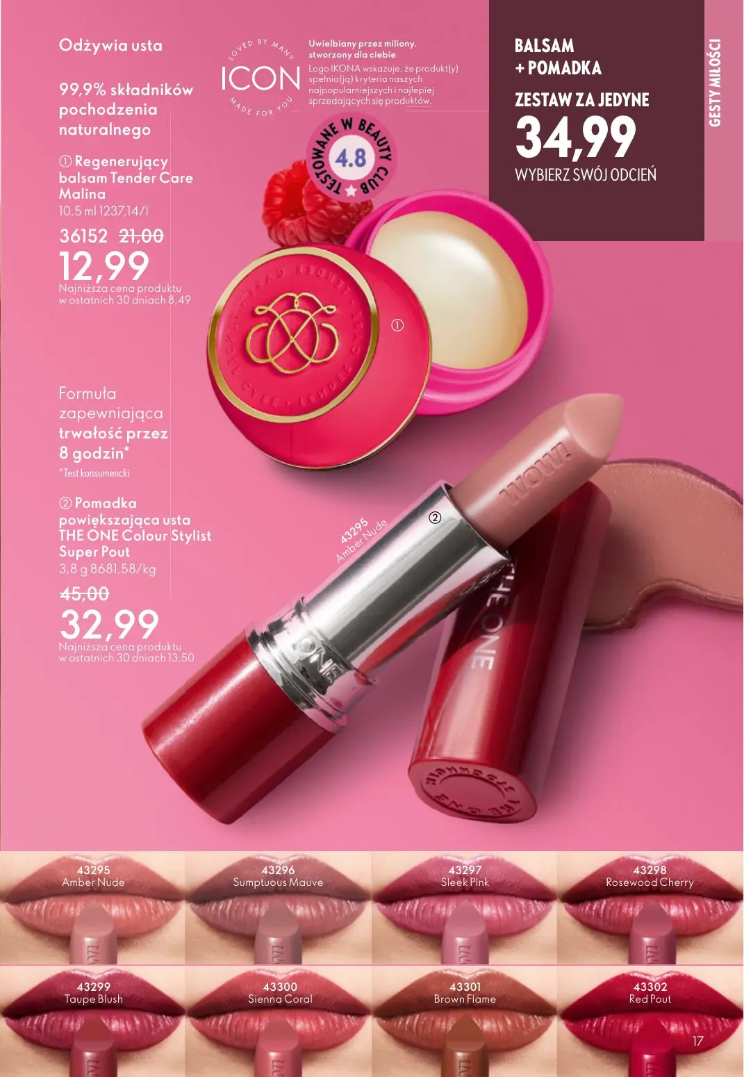 gazetka promocyjna ORIFLAME Ta sama miłość do rzęs - Strona 17
