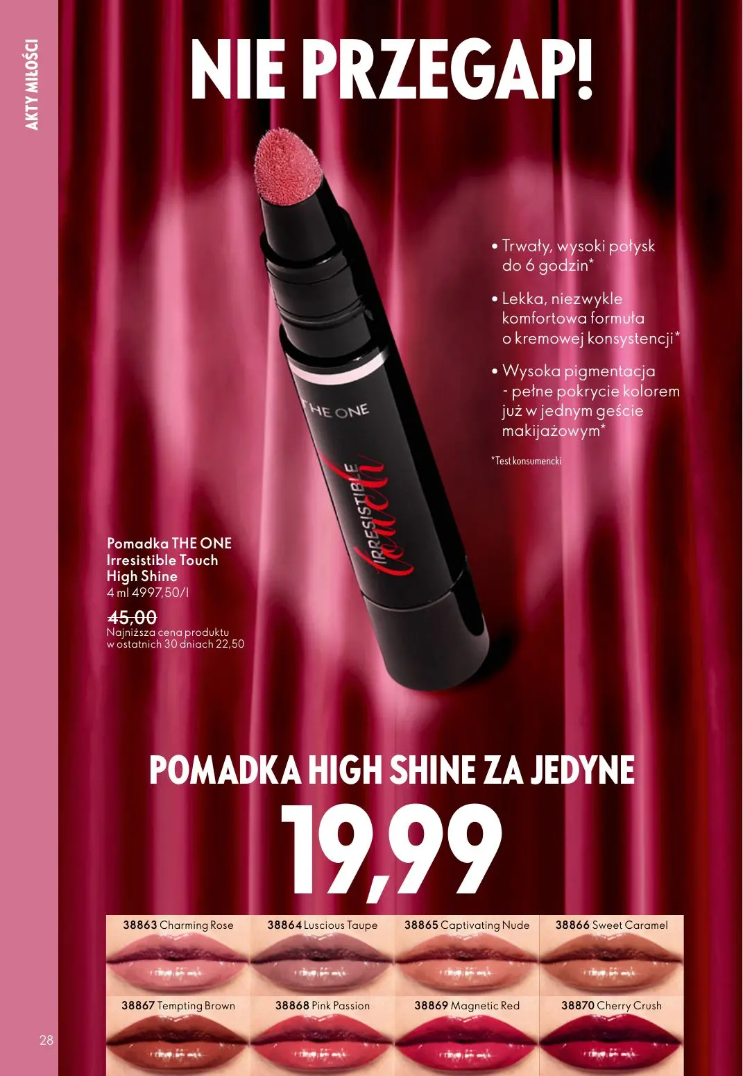 gazetka promocyjna ORIFLAME Ta sama miłość do rzęs - Strona 28