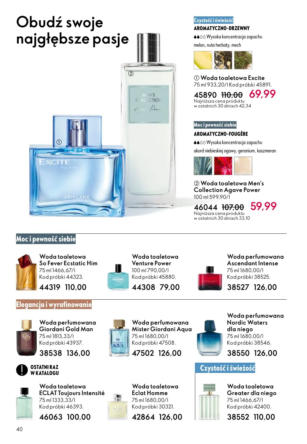 gazetka promocyjna ORIFLAME Ta sama miłość do rzęs - Strona 40