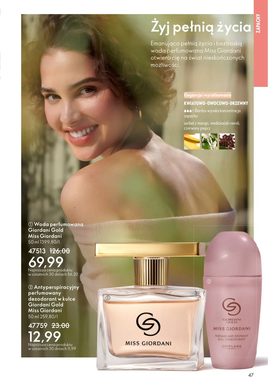 gazetka promocyjna ORIFLAME Ta sama miłość do rzęs - Strona 47