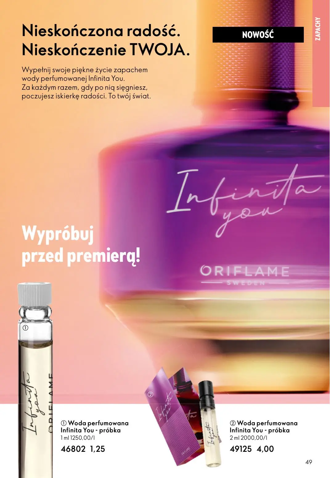 gazetka promocyjna ORIFLAME Ta sama miłość do rzęs - Strona 49