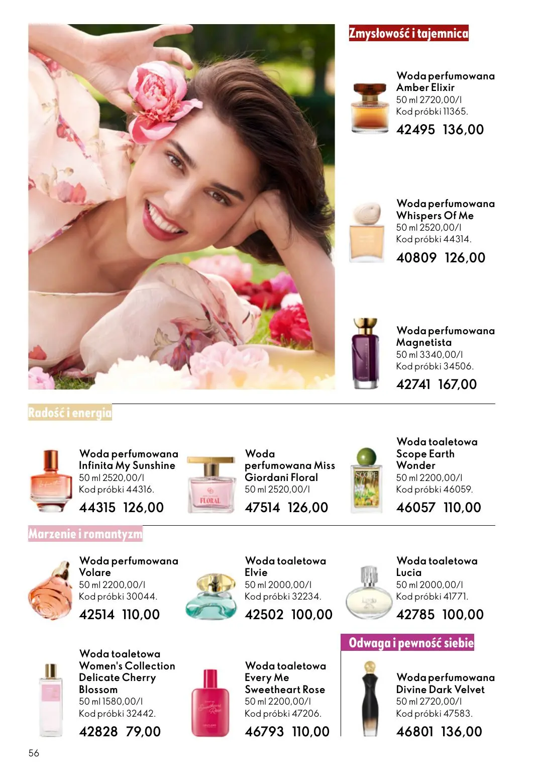 gazetka promocyjna ORIFLAME Ta sama miłość do rzęs - Strona 56