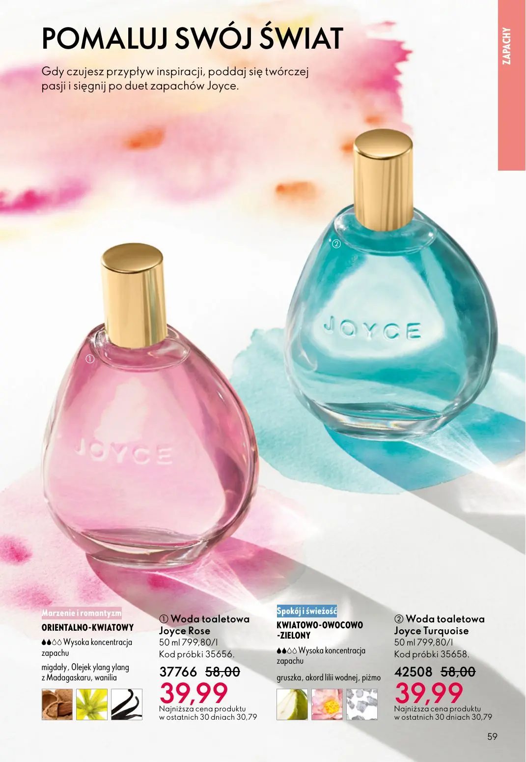 gazetka promocyjna ORIFLAME Ta sama miłość do rzęs - Strona 59