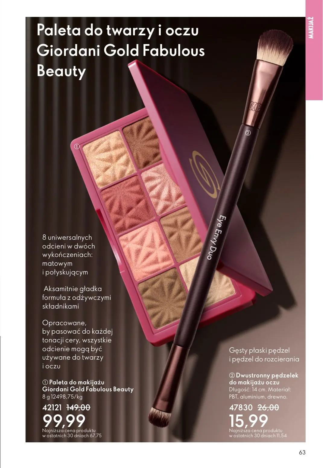 gazetka promocyjna ORIFLAME Ta sama miłość do rzęs - Strona 63