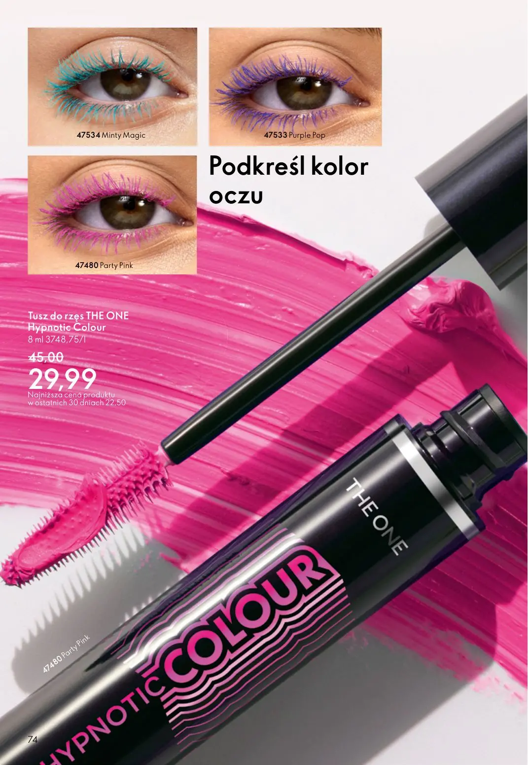 gazetka promocyjna ORIFLAME Ta sama miłość do rzęs - Strona 74