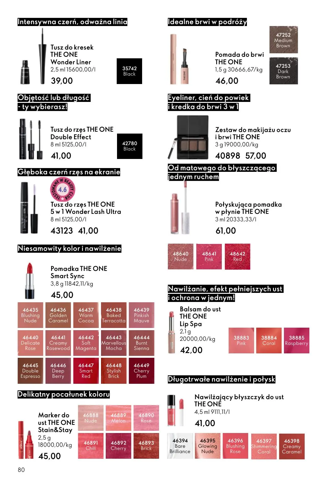 gazetka promocyjna ORIFLAME Ta sama miłość do rzęs - Strona 80