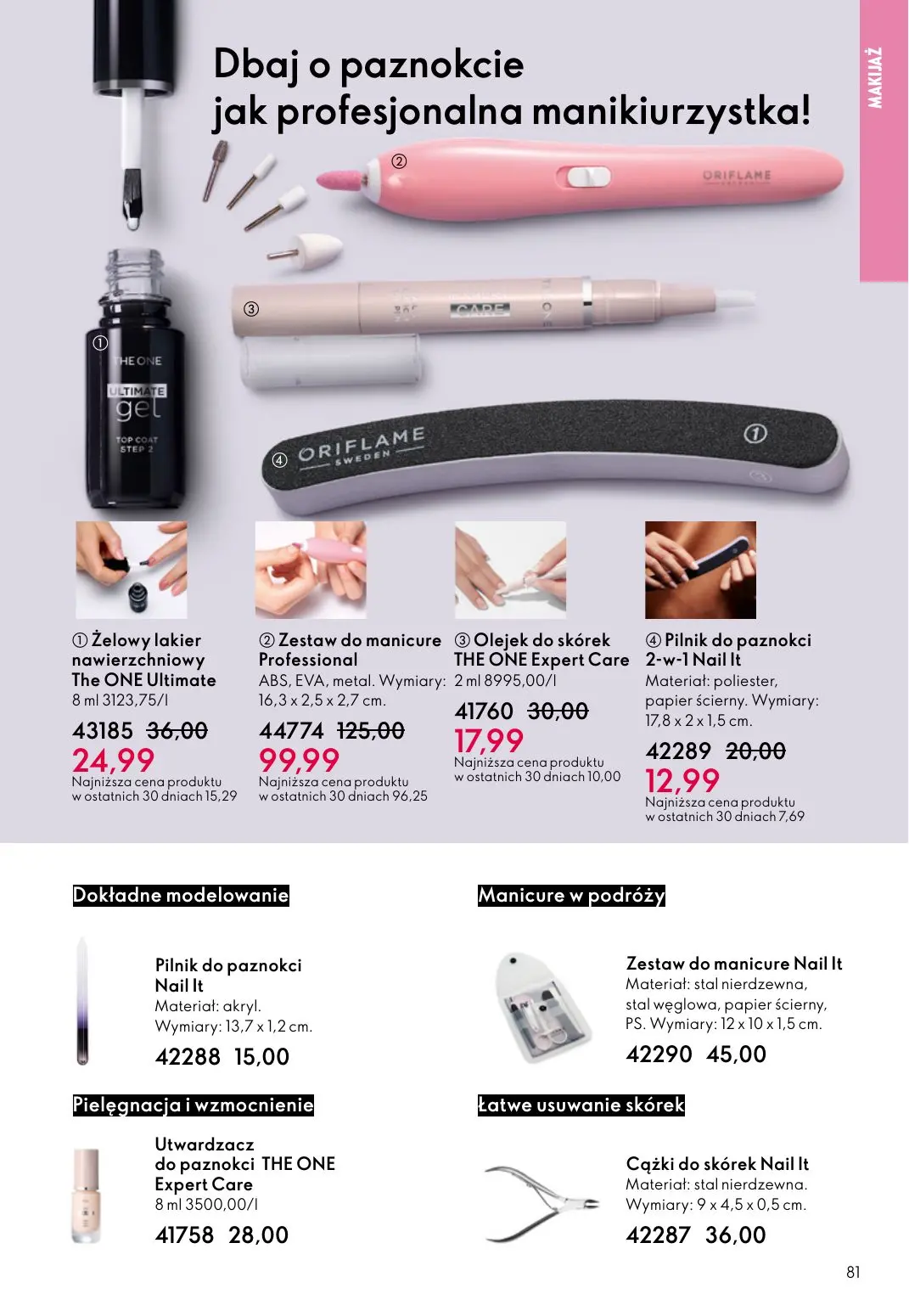 gazetka promocyjna ORIFLAME Ta sama miłość do rzęs - Strona 81