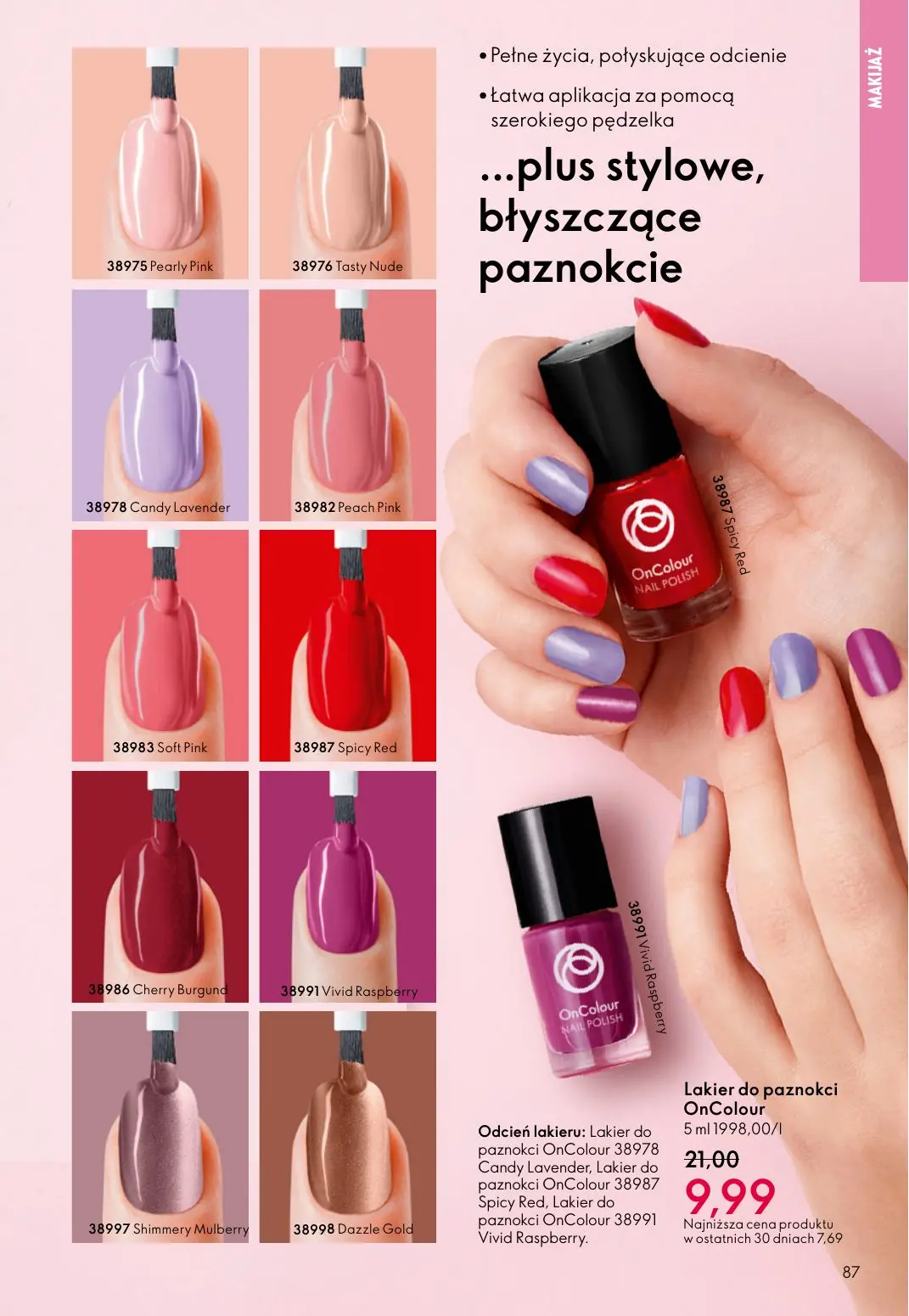 gazetka promocyjna ORIFLAME Ta sama miłość do rzęs - Strona 87