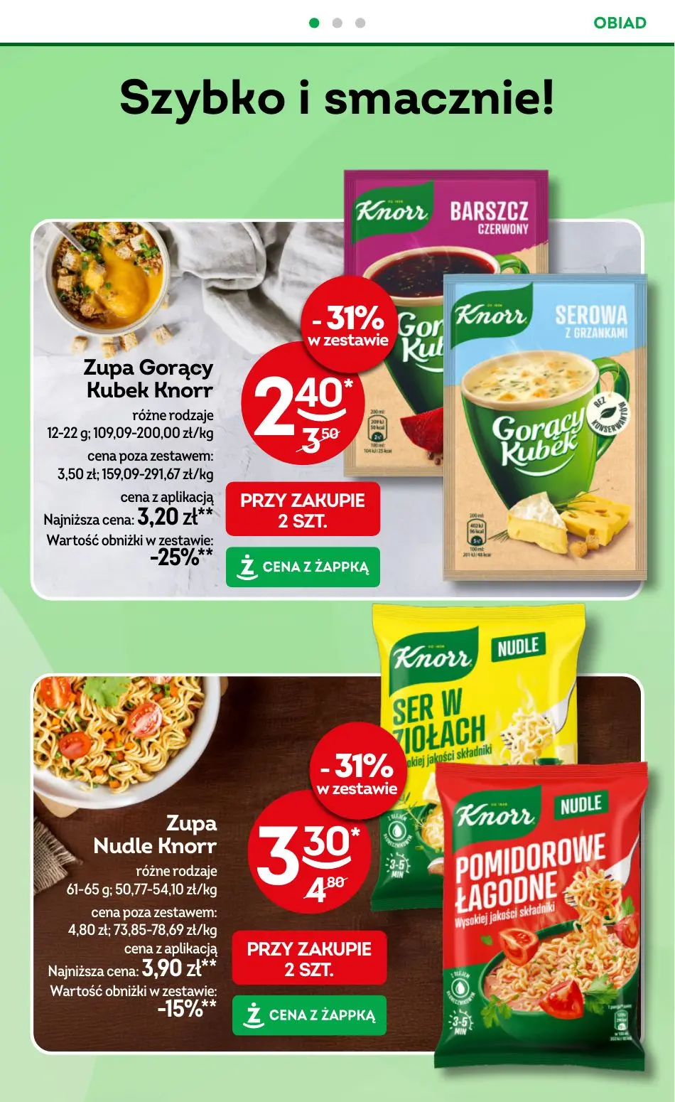 gazetka promocyjna Żabka Obiady czwartkowe - Strona 47