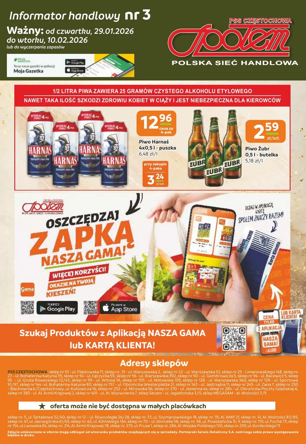 gazetka promocyjna Społem Częstochowa  - Strona 12