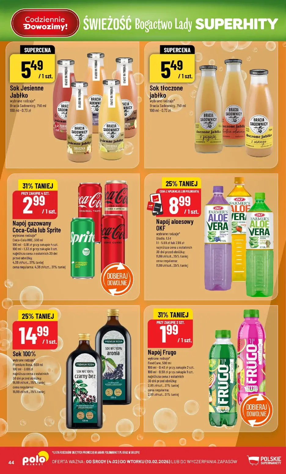 gazetka promocyjna POLOmarket Do POLO po świeżość - Strona 44