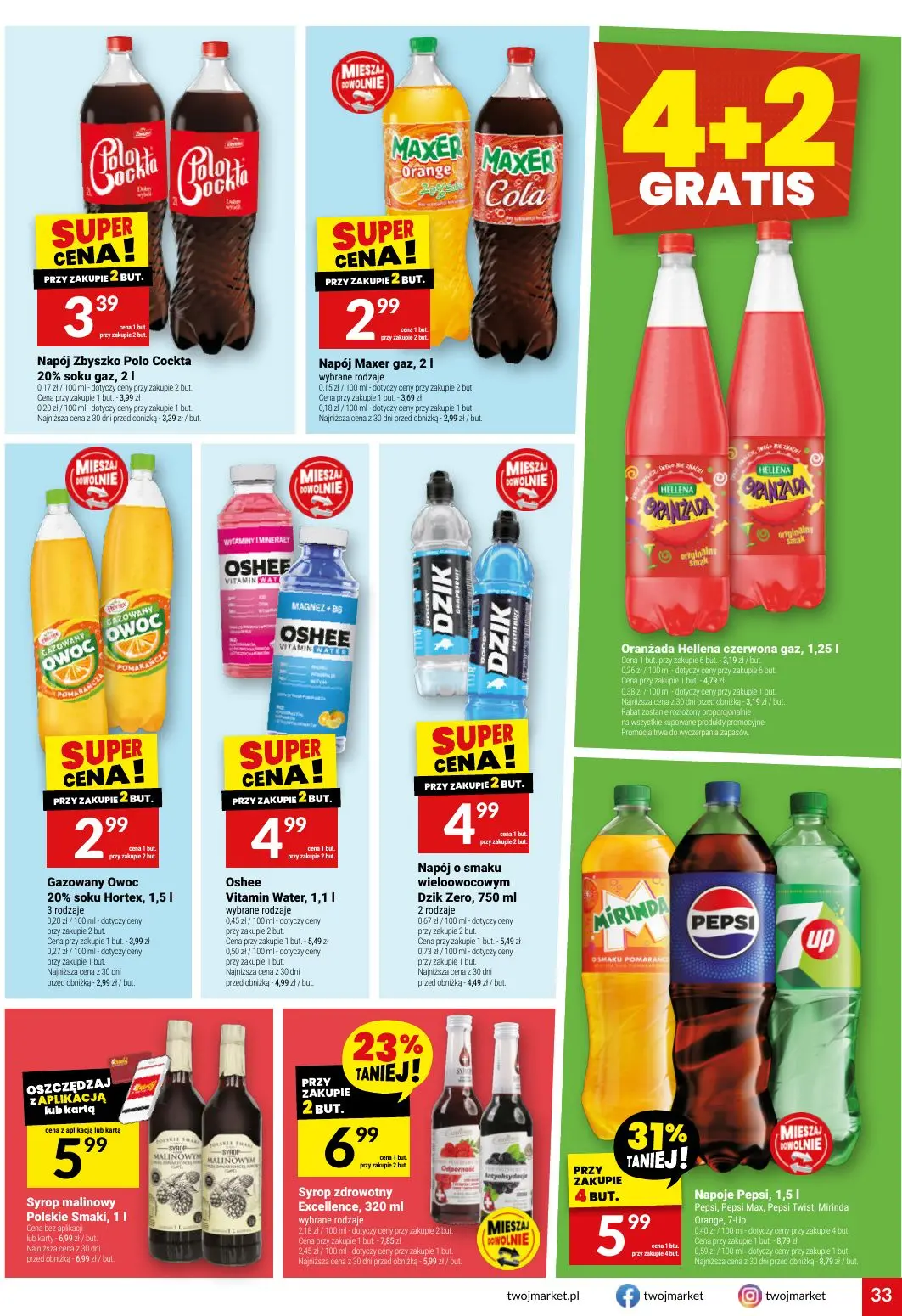 gazetka promocyjna Twój Market Włącz promocje - Strona 33