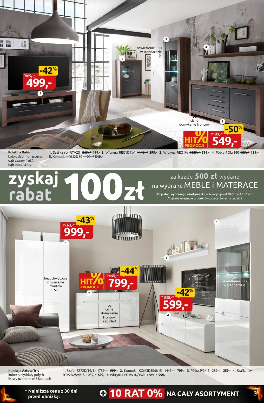 gazetka promocyjna Black Red White Rozgrzewamy okazjami do -50% - Strona 3