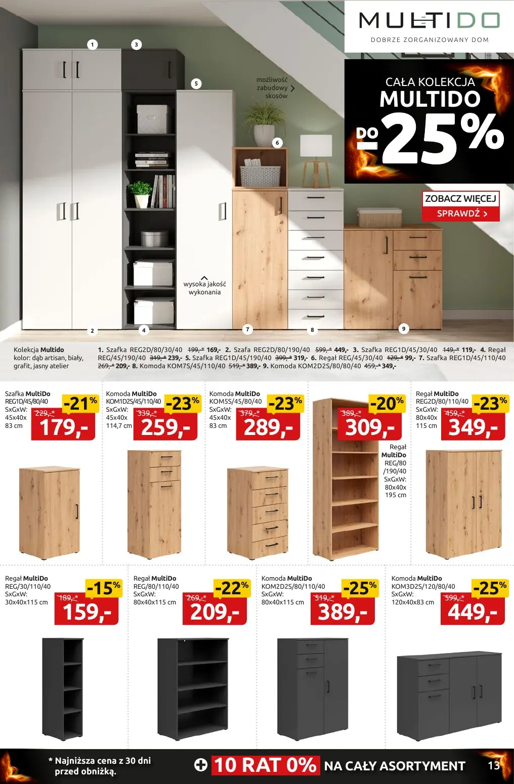 gazetka promocyjna Black Red White Rozgrzewamy okazjami do -50% - Strona 13