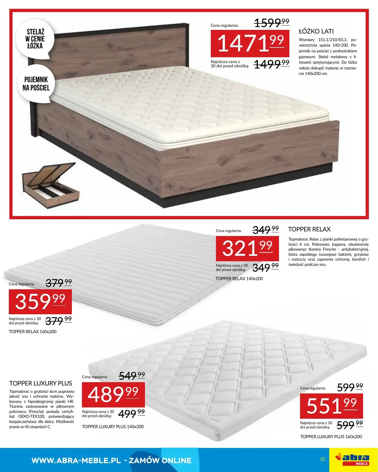 gazetka promocyjna abra meble Moc promocji - Strona 15
