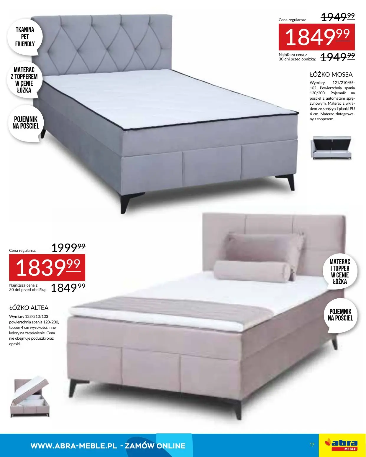 gazetka promocyjna abra meble Moc promocji - Strona 17