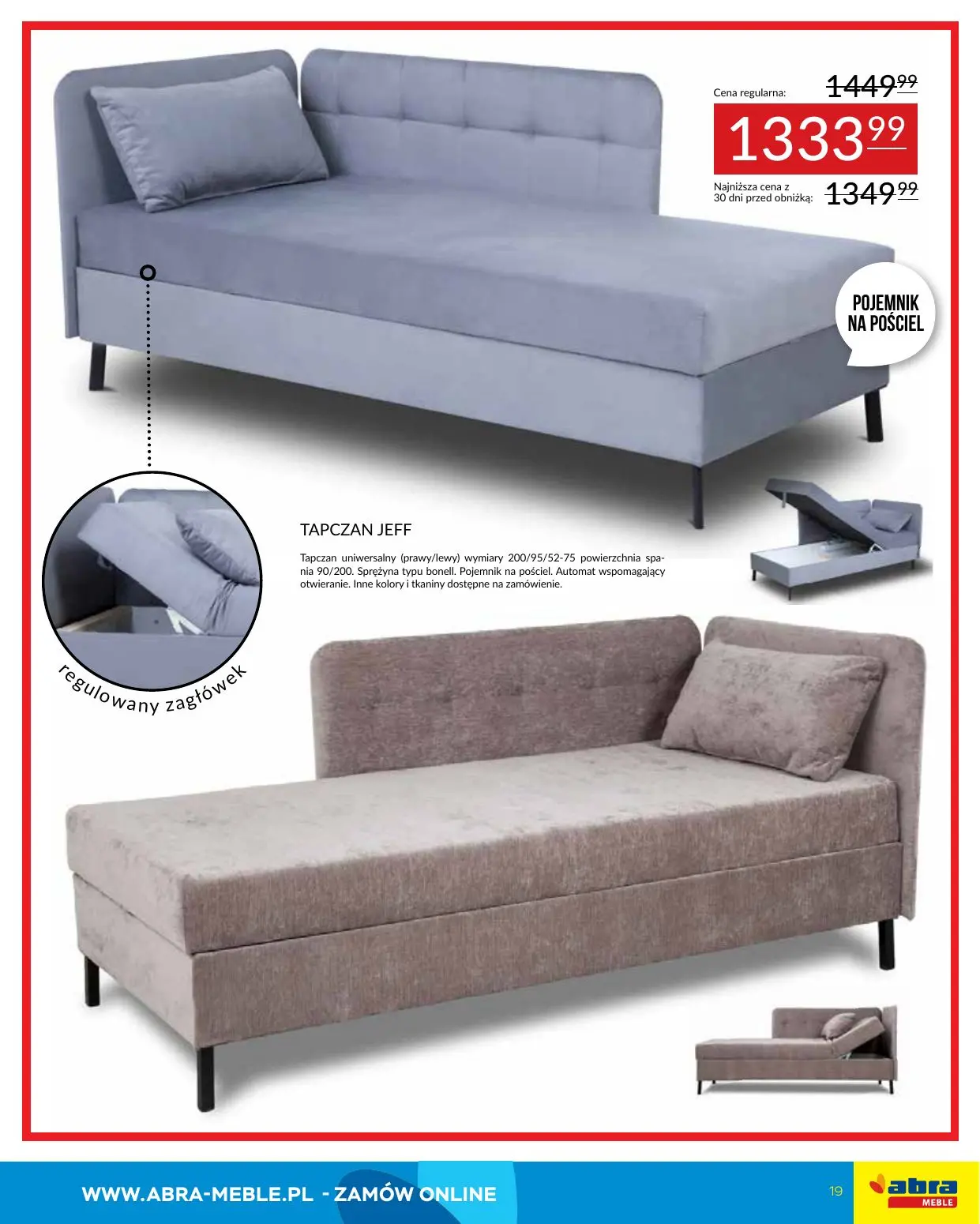 gazetka promocyjna abra meble Moc promocji - Strona 19
