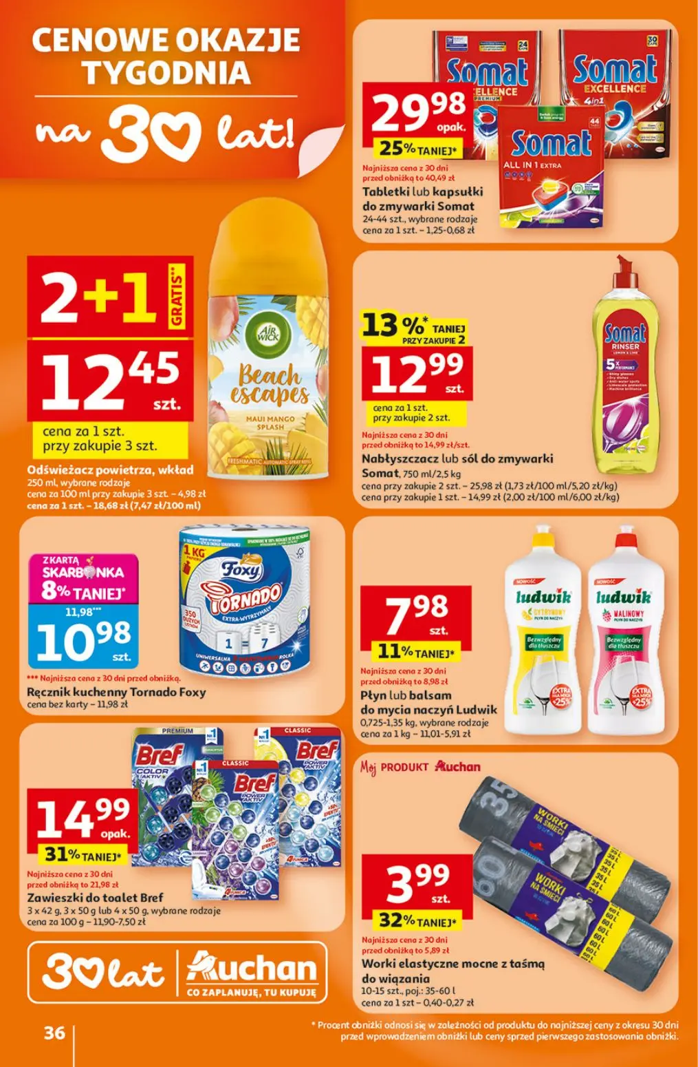 gazetka promocyjna Auchan Mniej latania więcej kochania - Strona 36