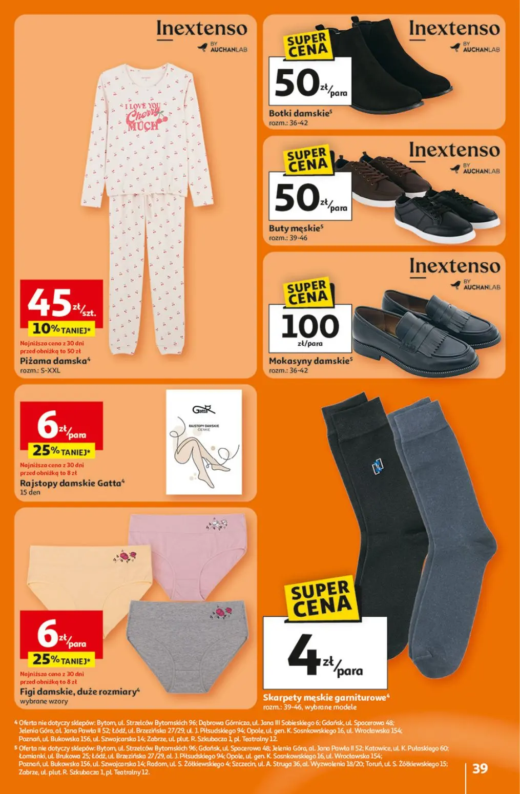 gazetka promocyjna Auchan Mniej latania więcej kochania - Strona 39