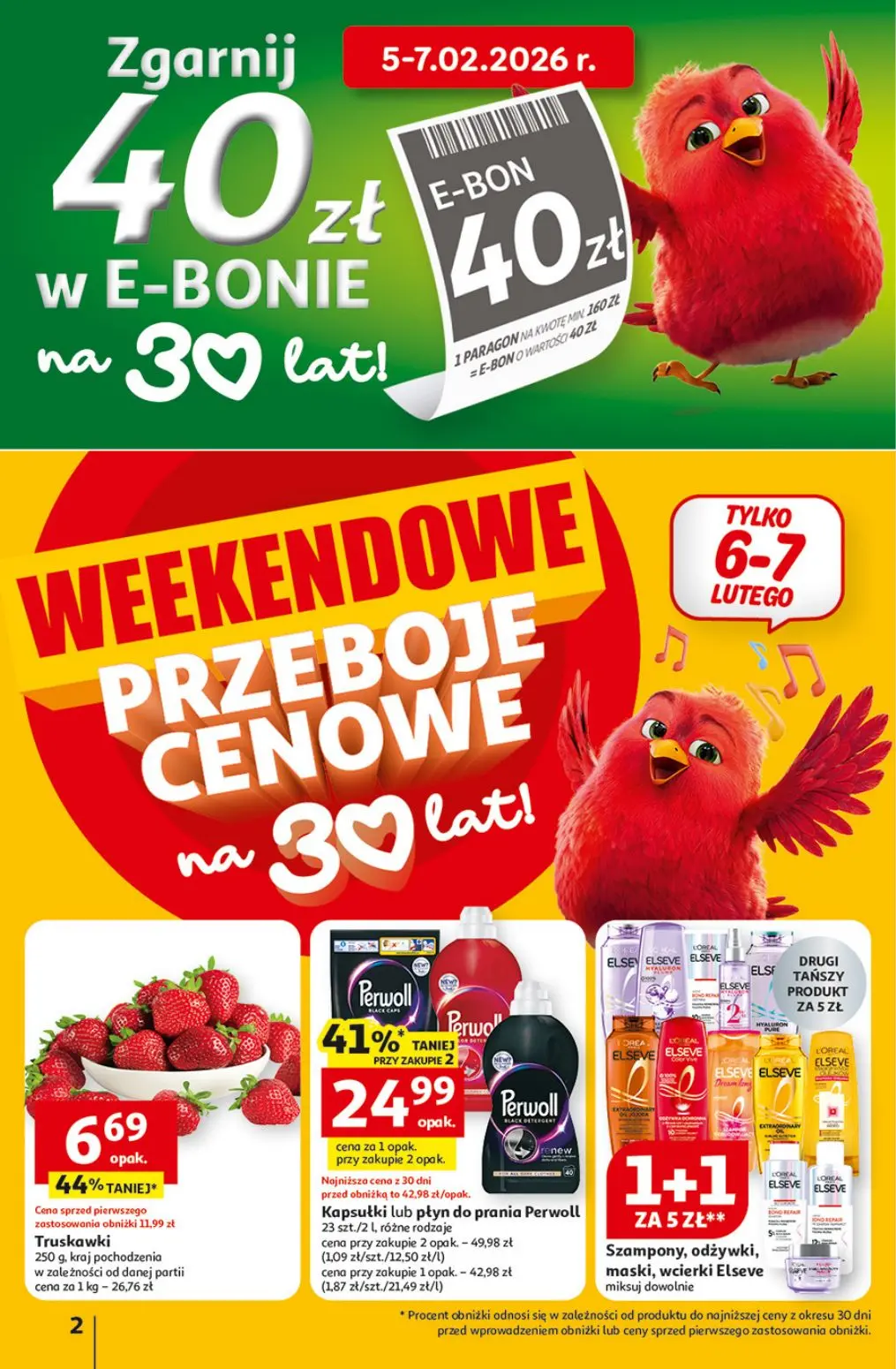 gazetka promocyjna Auchan Mniej latania, więcej kochania - Strona 2