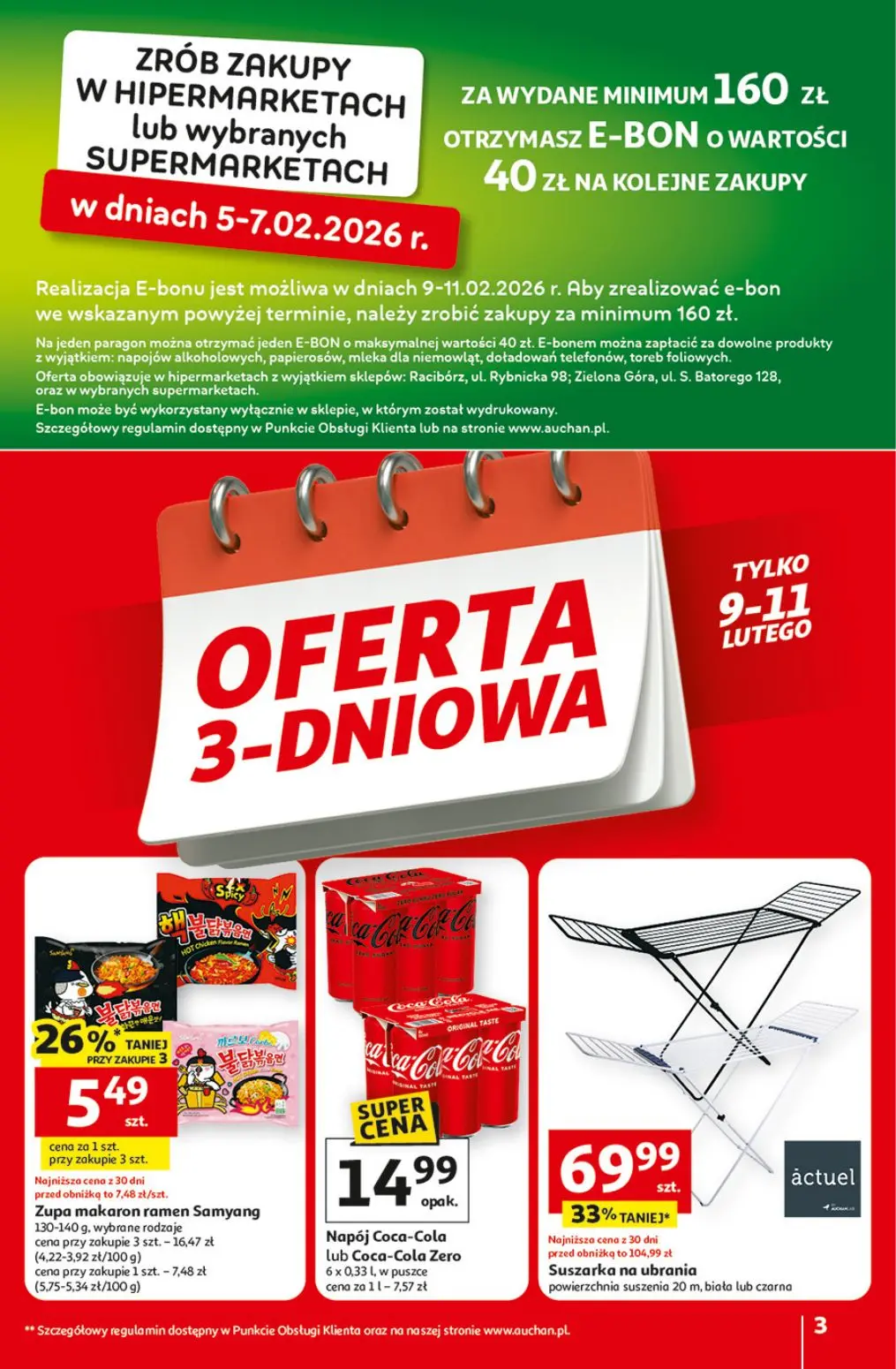 gazetka promocyjna Auchan Mniej latania, więcej kochania - Strona 3