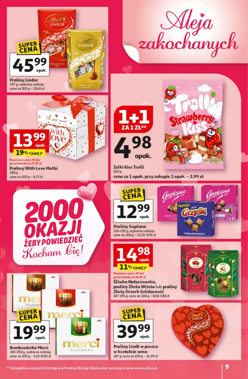 gazetka promocyjna Auchan Mniej latania, więcej kochania - Strona 9