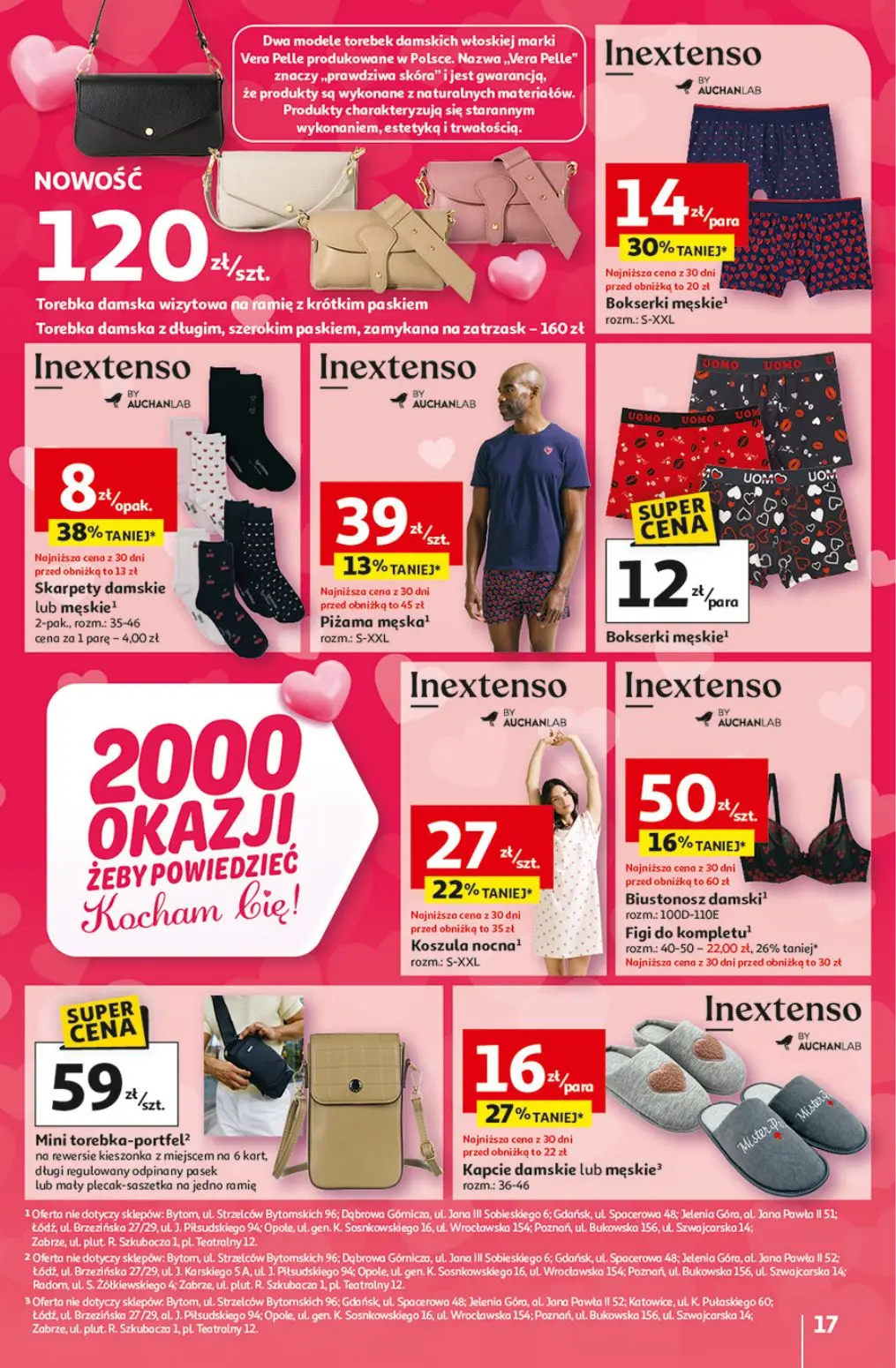 gazetka promocyjna Auchan Mniej latania, więcej kochania - Strona 17