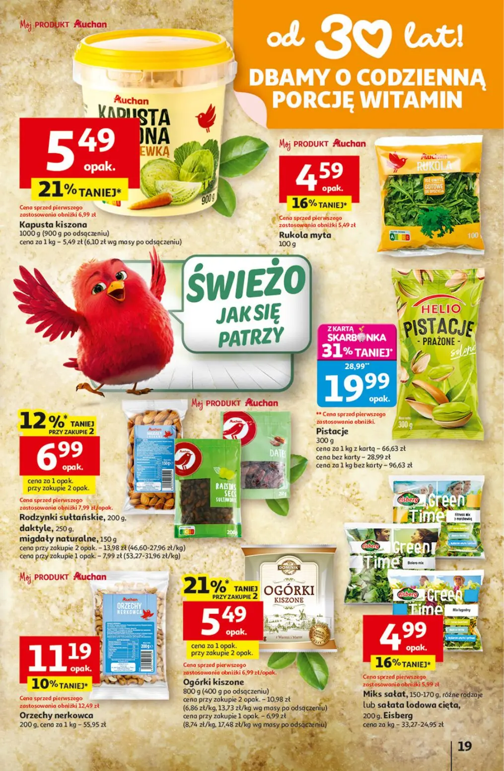 gazetka promocyjna Auchan Mniej latania, więcej kochania - Strona 19