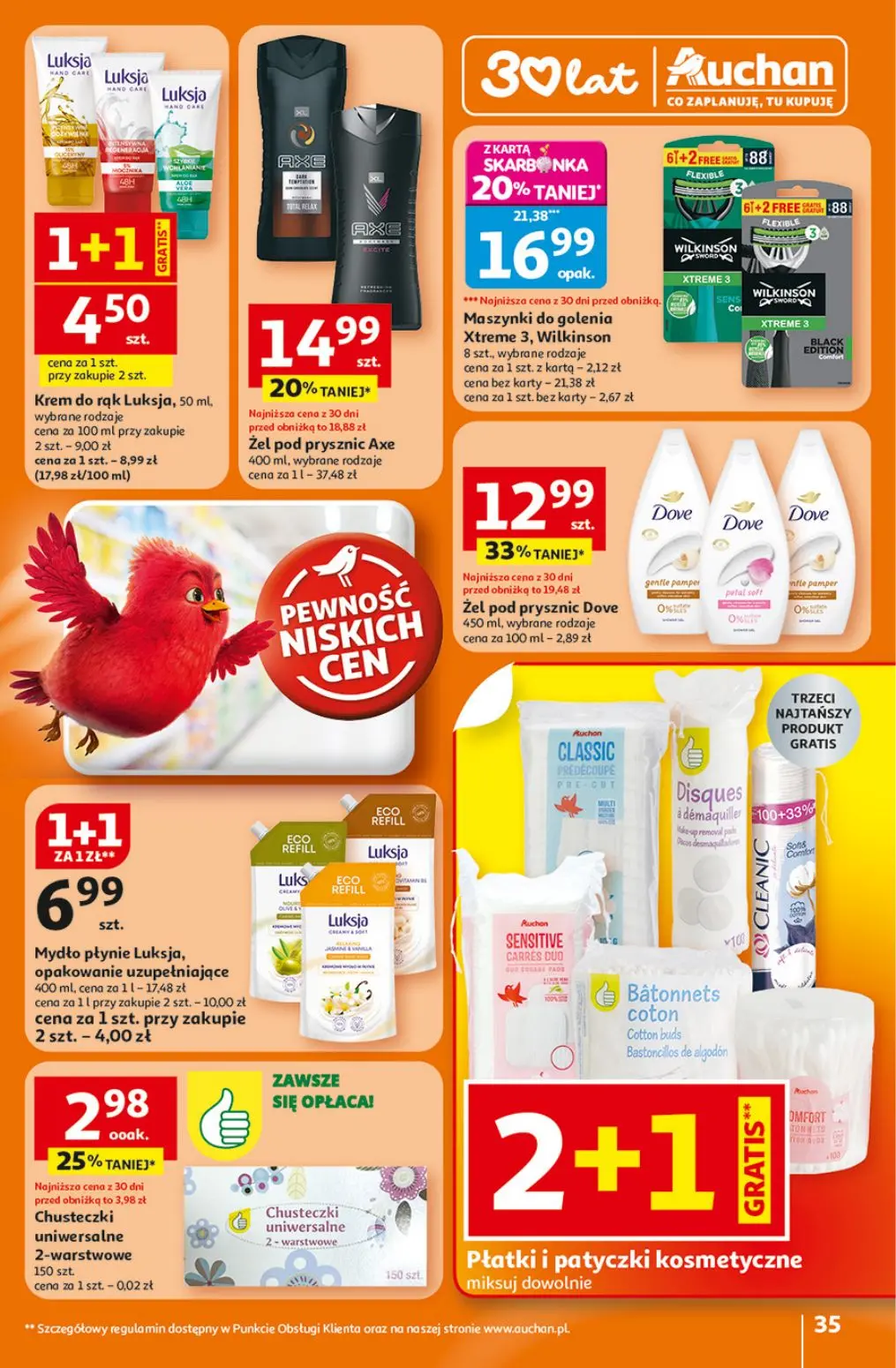 gazetka promocyjna Auchan Mniej latania, więcej kochania - Strona 35