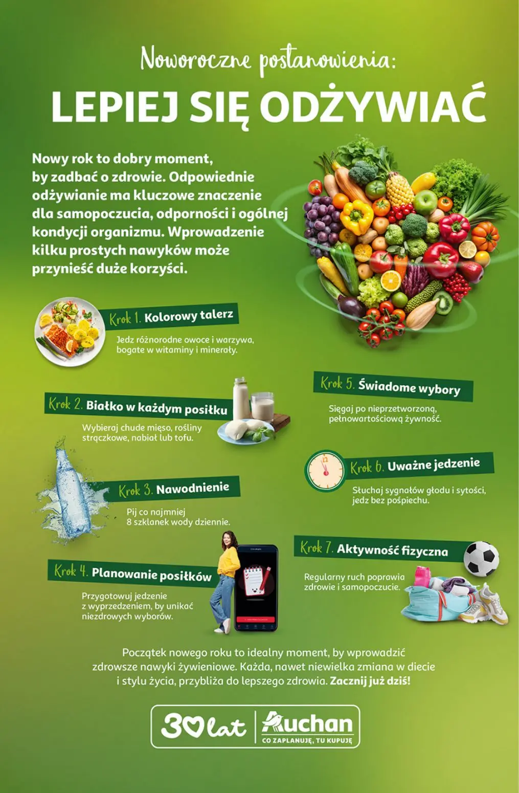 gazetka promocyjna Auchan Mniej latania, więcej kochania - Strona 44