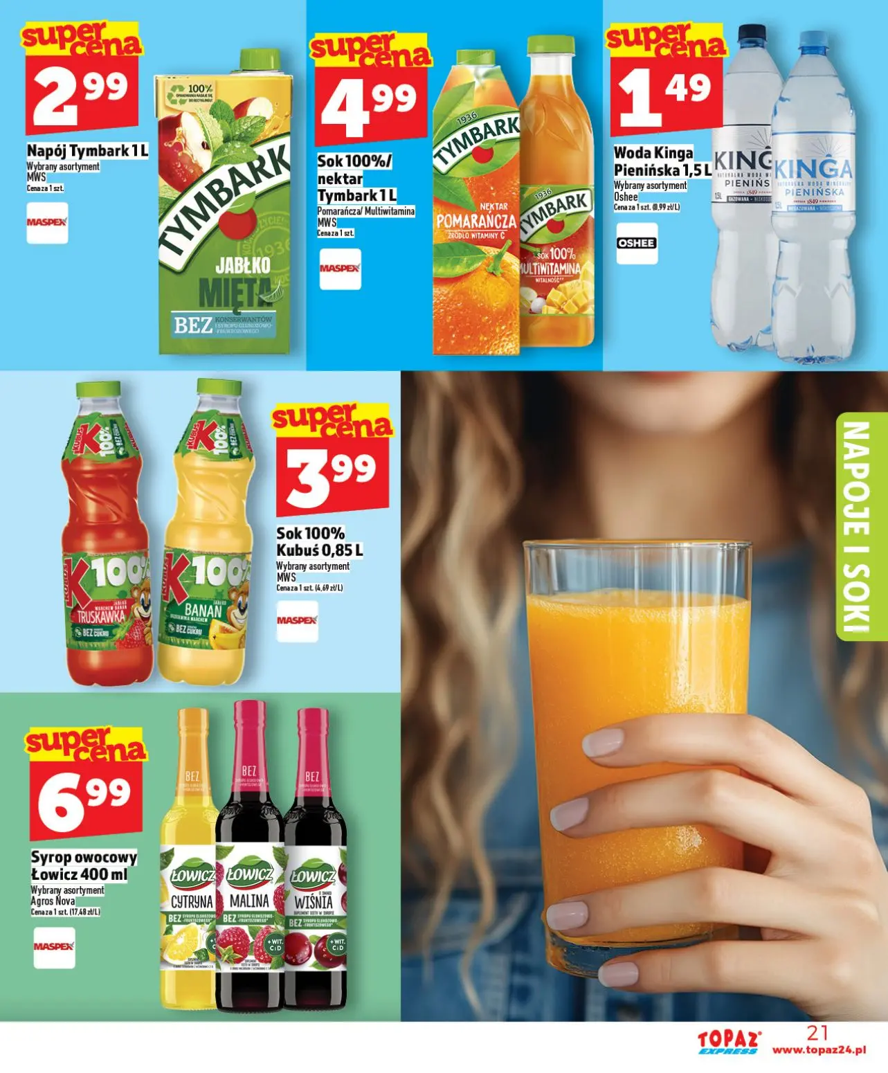 gazetka promocyjna Topaz Express - Strona 21