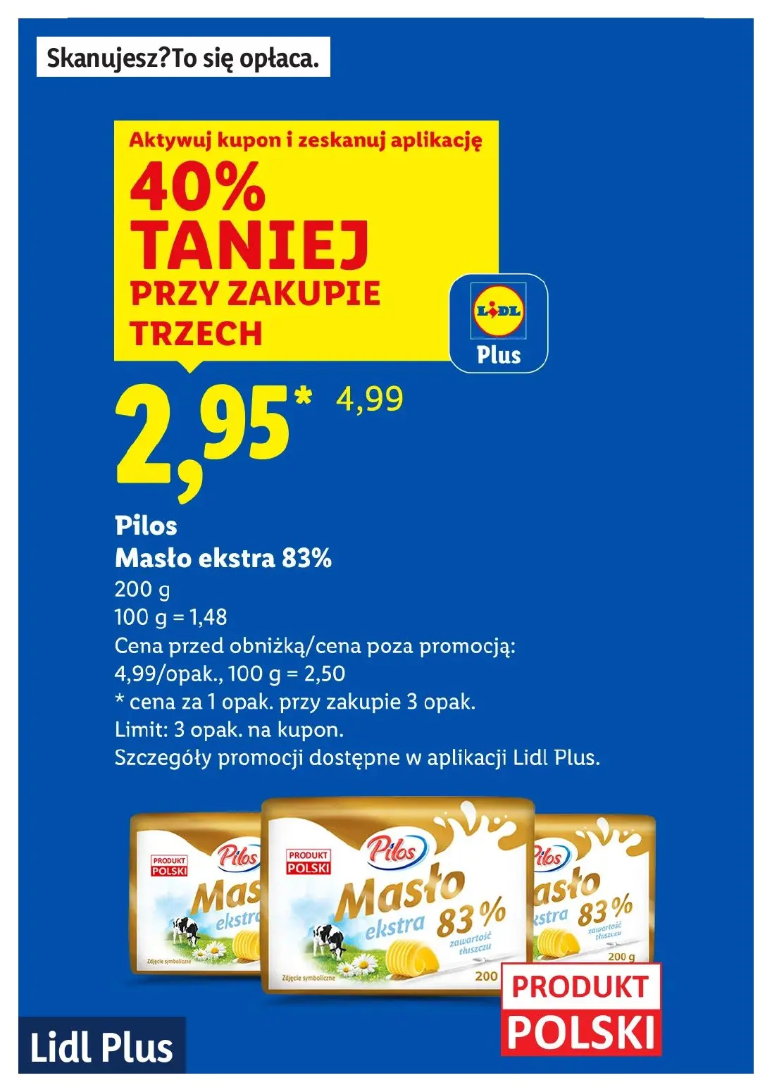 gazetka promocyjna LIDL Lidl plus. Skanujesz - To się opłaca - Strona 4