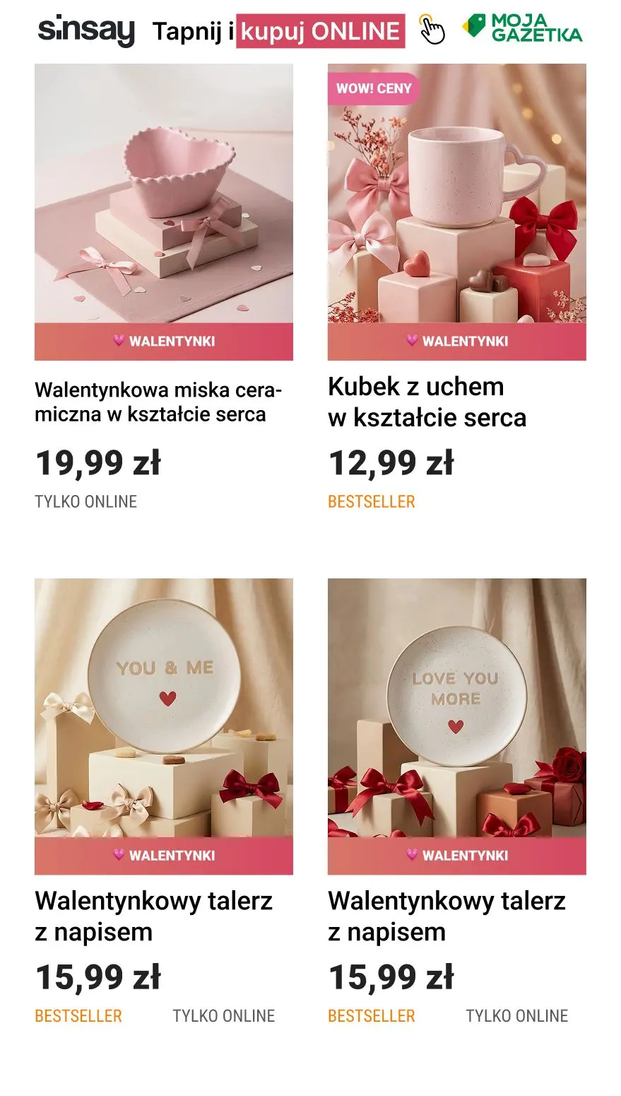 gazetka promocyjna Sinsay 💗 Walentynki - Strona 12