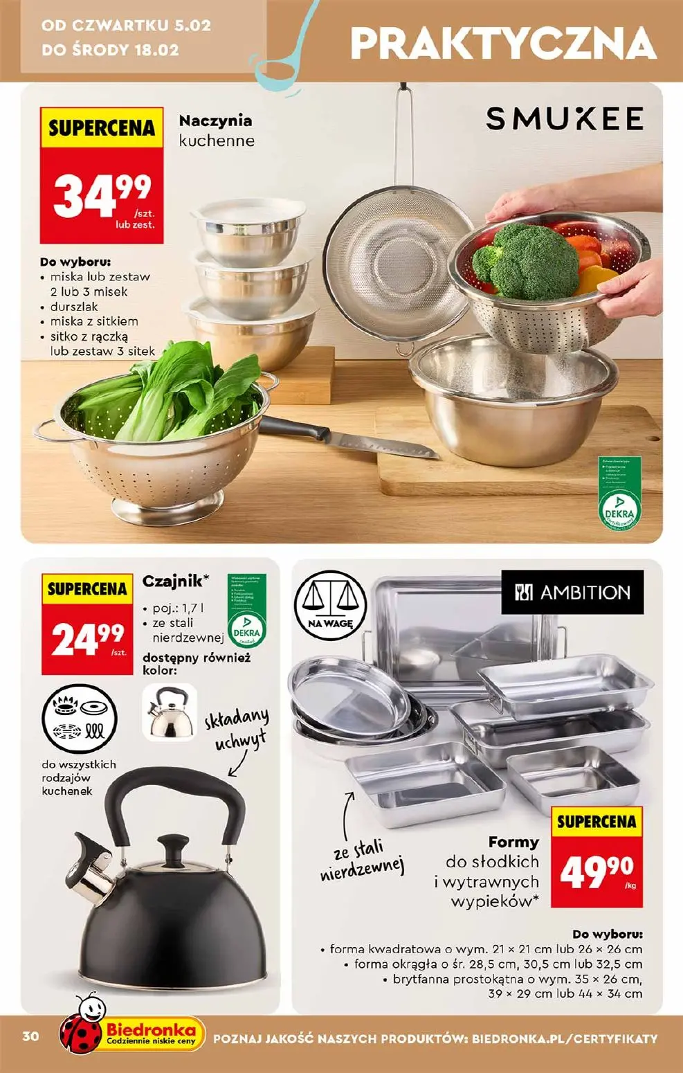 gazetka promocyjna Biedronka Nowe Hity i inspiracje - Strona 30