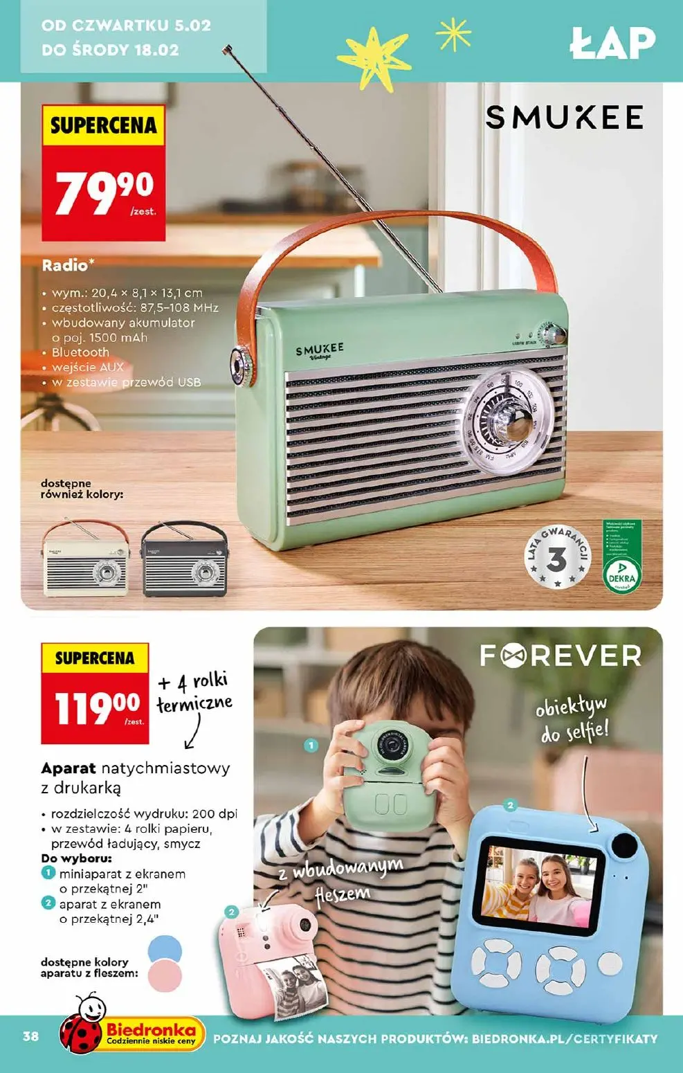 gazetka promocyjna Biedronka Nowe Hity i inspiracje - Strona 38