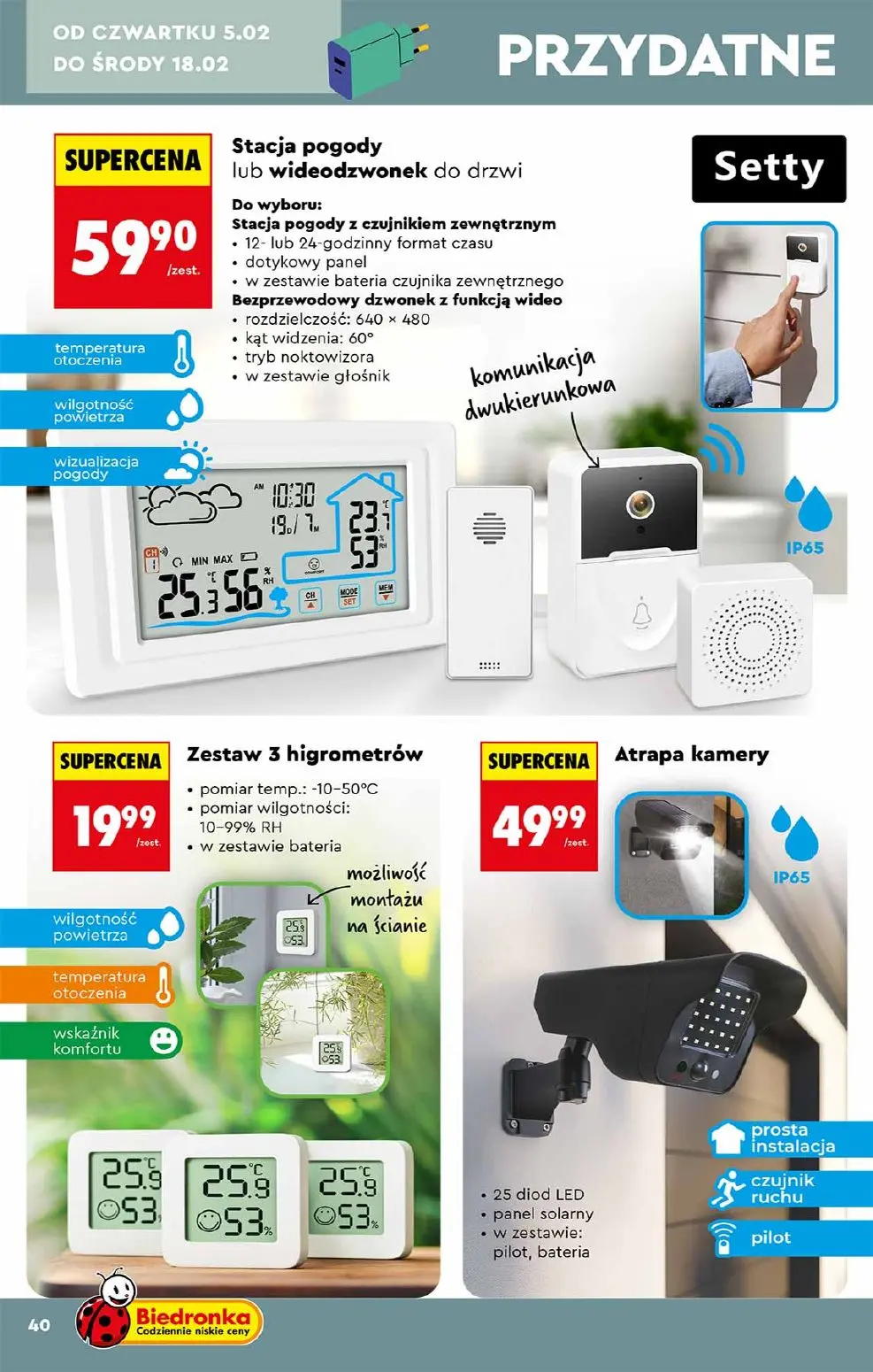 gazetka promocyjna Biedronka Nowe Hity i inspiracje - Strona 40