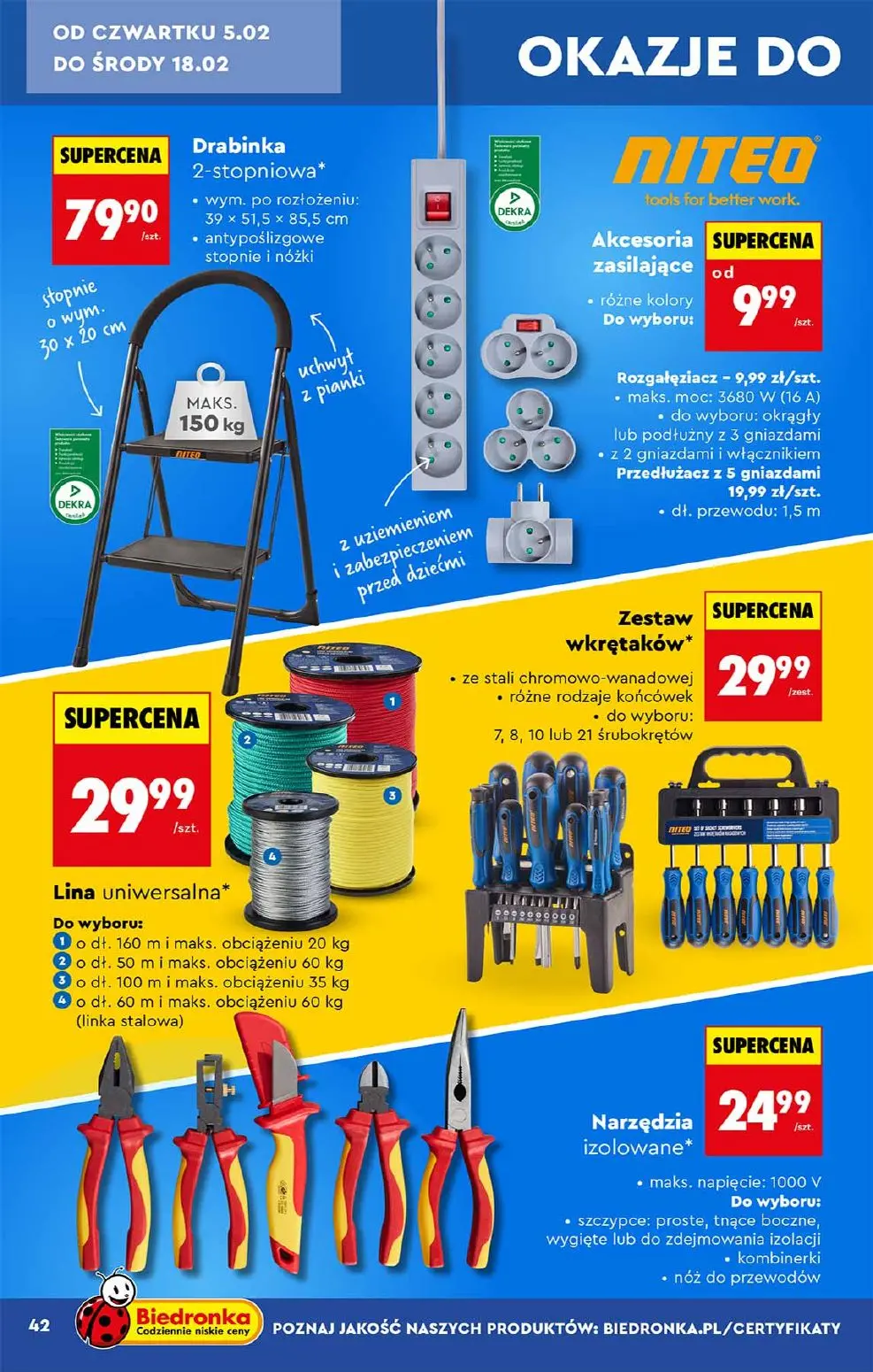 gazetka promocyjna Biedronka Nowe Hity i inspiracje - Strona 42