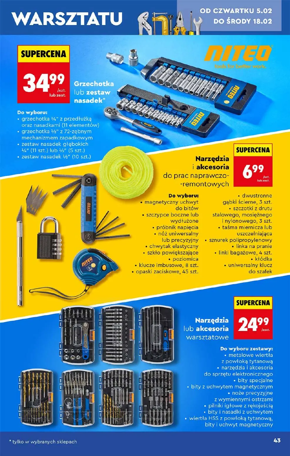 gazetka promocyjna Biedronka Nowe Hity i inspiracje - Strona 43