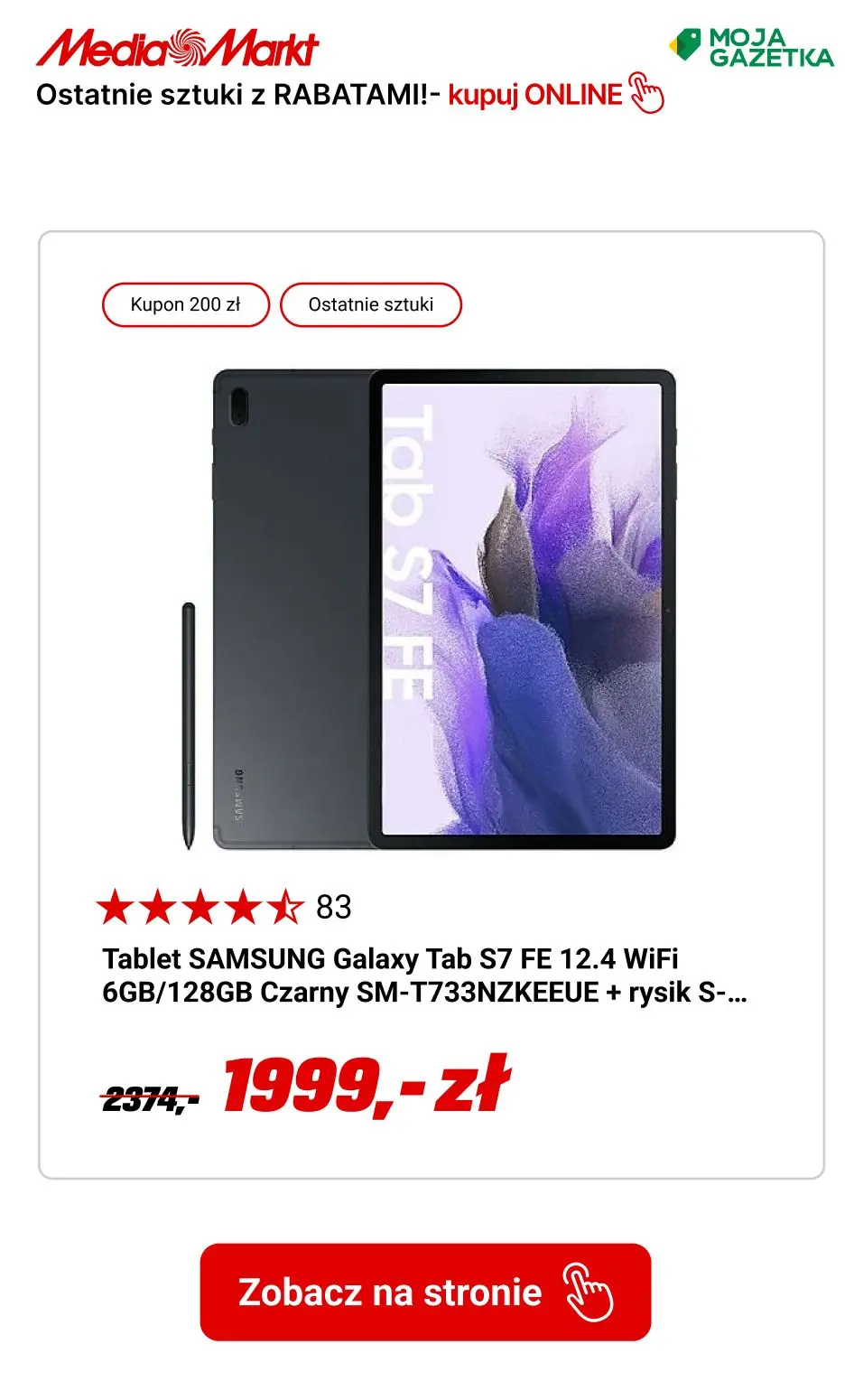 gazetka promocyjna Media Markt Ostatnie sztuki! RABATY do - 50%! - Strona 8